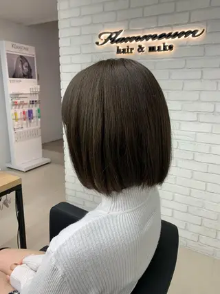 ミディアム カラー 💖クボ モモ💖のヘアスタイル