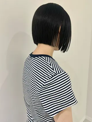 ショート 👔ボブ﹨髪質改善 ストレート🩳ももかのヘアスタイル
