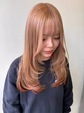 ロング レイヤーカット 🇰🇷SAYAのヘアスタイル