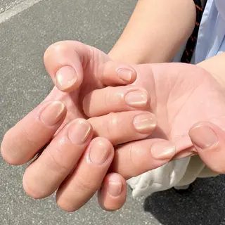 ショート シンプルネイル💎 あゆのネイルデザイン