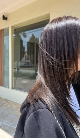 セミロング カラー カットモデル募集✂︎ 森田ひかり🌼のヘアスタイル