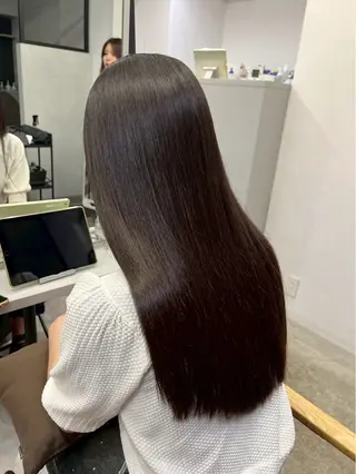 ロング パーマ ハイトーンカラー が絶対可愛い✨泰聖✨のヘアスタイル
