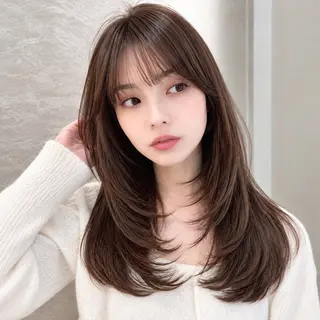ミディアム ✨ミディアム レイヤーハルキのヘアスタイル