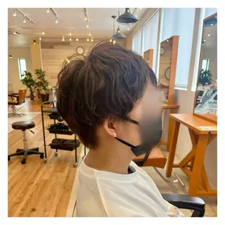 パーマ メンズ 北上 春華のヘアスタイル