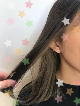 ミディアム カラー 新宿駅近♡個室 ♡関口三都季🌜のヘアスタイル