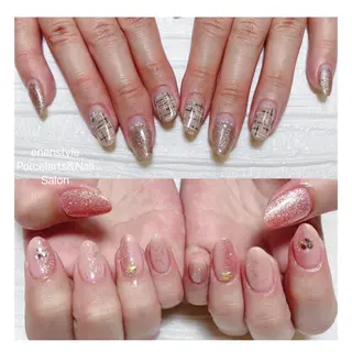 ミディアム ネイル 🐾enen style 🐾のネイルデザイン