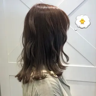 セミロング カラー 🌺ウルフカット職人 新垣渚🐺のヘアスタイル