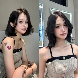 ミディアム ✨髪質改善特化✨副 店長椎葉信乃介のヘアスタイル
