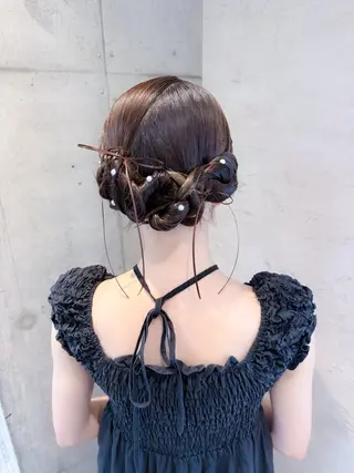 ヘアアレンジ はやしほのか| マンツーマン美容師のヘアスタイル