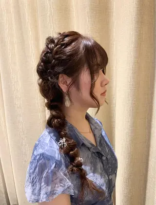ロング 庄司 沙羅のヘアスタイル