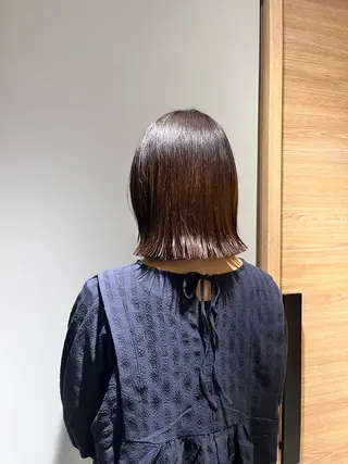 ミディアム 透明感ケアカラー/ レイヤー/ryokaのヘアスタイル