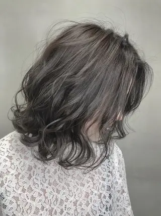 ミディアム カラー 【透明感、艶髪】西村 有司のヘアスタイル