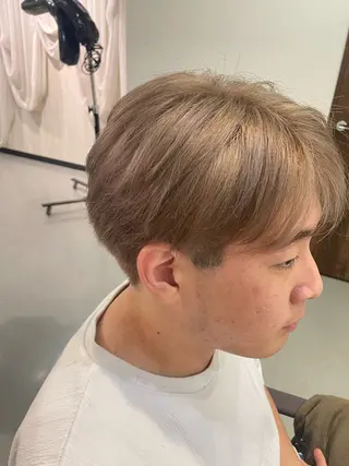 カラー 半額✨️ 安松涼真のヘアスタイル
