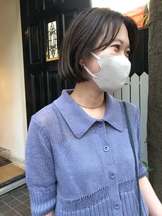 ショート カラー eri kinjoのヘアスタイル