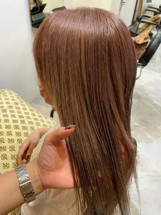 セミロング カラー ヘアアレンジ REONA🪽✨薬院 レイヤーカット🫧のヘアスタイル