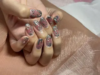 ネイル BeautifulA 🌈🍭💜のネイルデザイン