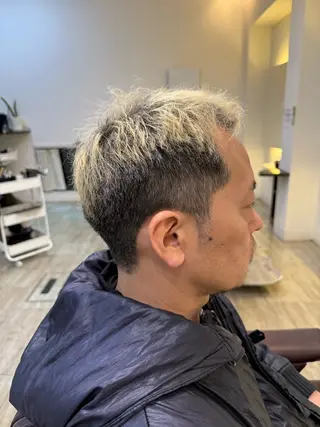 ショート メンズ 永井 天斗のヘアスタイル