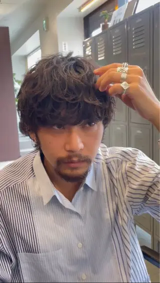 パーマ メンズ fifth 武正 琉生のヘアスタイル