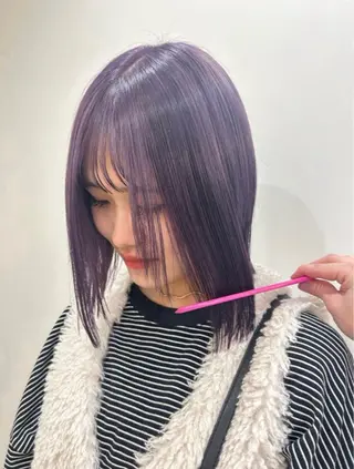 ミディアム hair&eye🎀 /momoKaのヘアスタイル