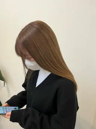 ロング ブリーチカラー特化 梅田中崎町/あかりのヘアスタイル