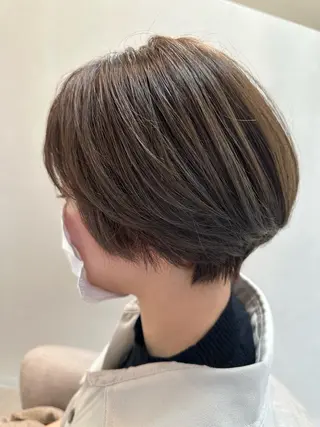 ショート カラー 池田 雄太 ✨美髪縮毛矯正✨のヘアスタイル