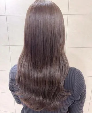 ロング カラー ❤️縮毛矯正❤️ 髪質改善❤️平野実花のヘアスタイル