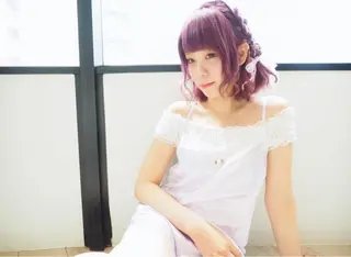 ミディアム カラー 熊谷 奈菜のヘアスタイル