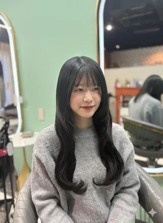 ロング Reflet 新宿/プルエクステのヘアスタイル