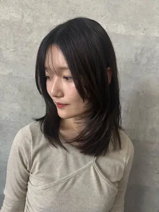 ミディアム 髪質改善💓艶髪💓 暖色💗加藤あゆみのヘアスタイル