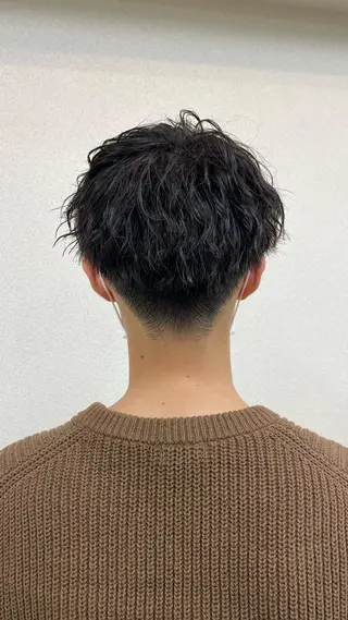 パーマ メンズ もりたみかこ 美容師お休み中のヘアスタイル