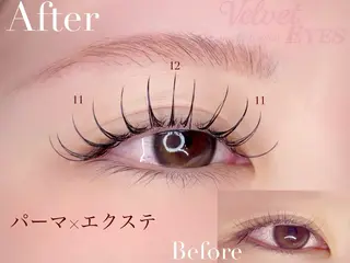 マツエク・マツパ velveteyes ＊yukiのマツエク・マツパデザイン