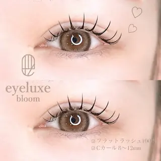 マツエク・マツパ eyeluxe bloom KANGのマツエク・マツパデザイン