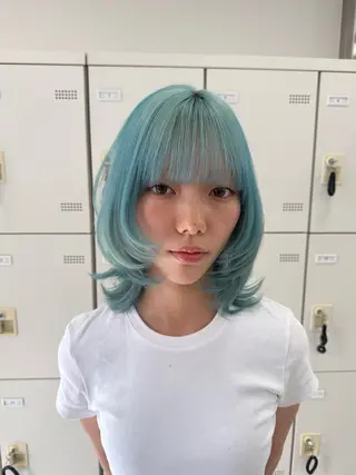 ロング カラー 海外girl/ハイト ーン/riko🫧のヘアスタイル