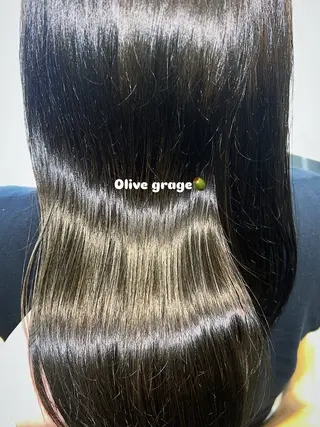 セミロング アワタケ リンのヘアスタイル