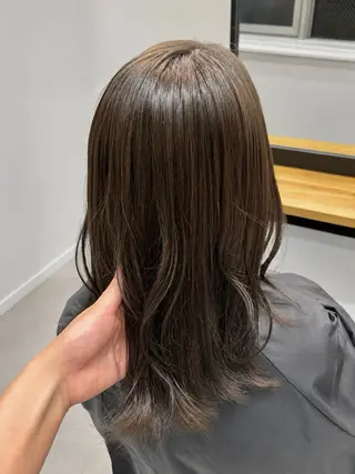 ミディアム カラー ♡iku♡カラー 髪質改善 アレンジのヘアスタイル