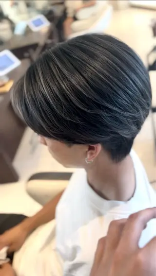 ショート earth甲府昭和店 東 允のヘアスタイル