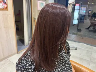 ロング カラー かわにし ゆきのヘアスタイル