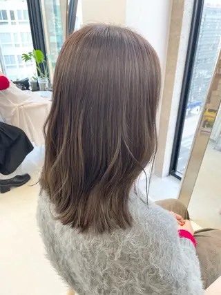ミディアム カラー 『SiLO』 rumiのヘアスタイル