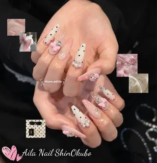 セミロング Aila Nail ShinOkuboのネイルデザイン