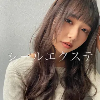 ミディアム エクステ/レイヤー 落合/心斎橋のヘアスタイル