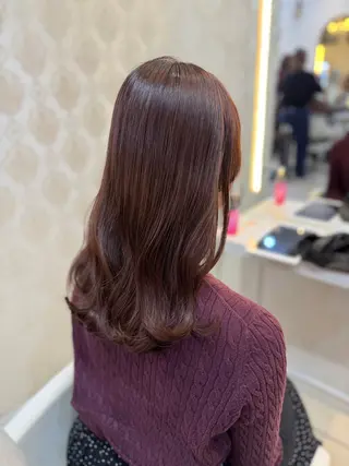 カラー たかはし ここあのヘアスタイル
