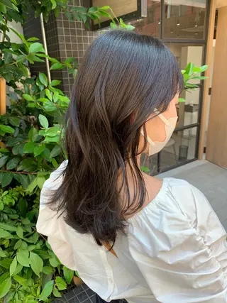 ミディアム 🌟美髪縮毛矯正🌟 吉田冴一のヘアスタイル