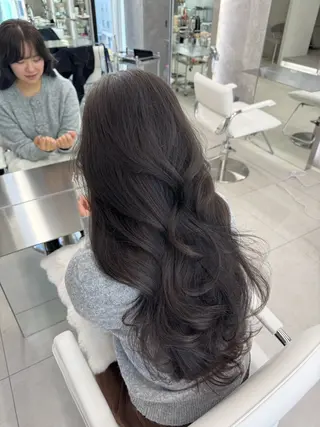 ロング カラー シュンヤ韓国レイヤー /暖色カラーのヘアスタイル