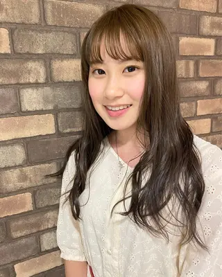 ロング 髪質改善/デザイン/ 天王寺/奥野和広のヘアスタイル