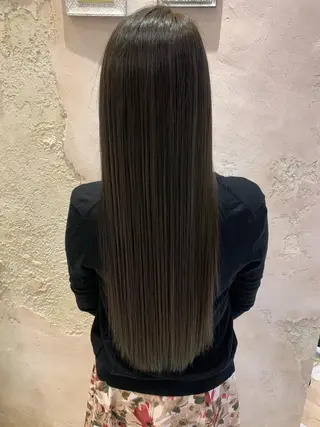 ロング レイヤーカット/ 顔周り 五島巨幹のヘアスタイル
