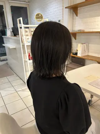 ミディアム 💫レイヤーカット 💫ブリーチ💫サキのヘアスタイル