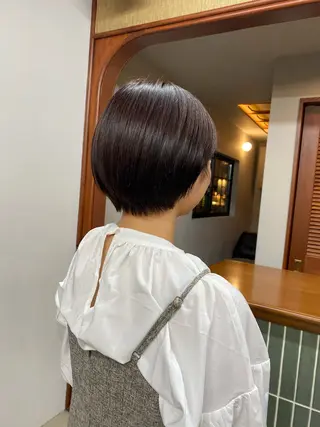 ショート カラー ムナカタ アカリのヘアスタイル