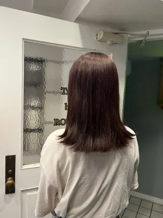 ショート カラー mana/艶カラー /酸性ストレートのヘアスタイル