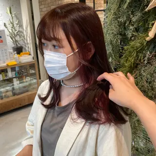 ロング 透明感/くすみカラー 🎀ここみ🎀のヘアスタイル