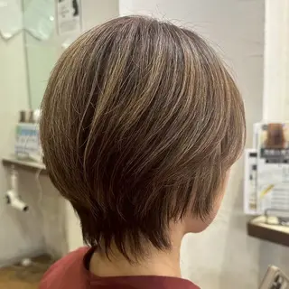 ショート カラー 縮毛矯正/ワンカラー モデル募集🫧田村のヘアスタイル